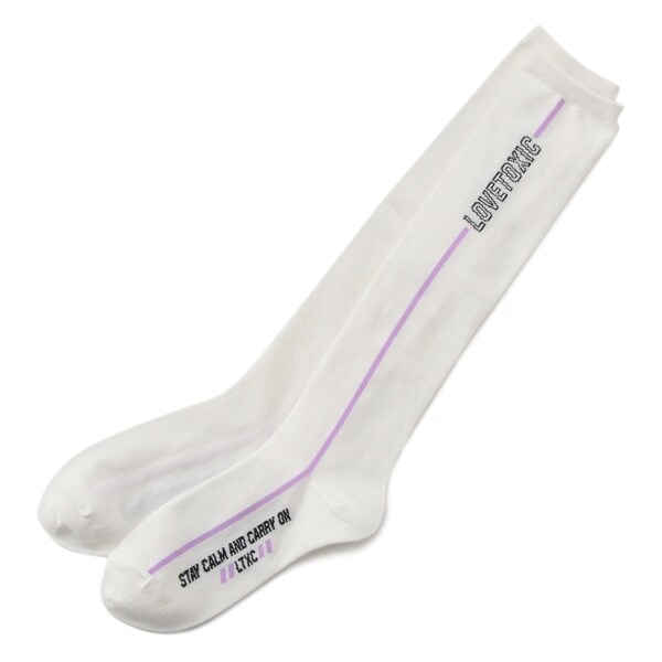 ラインロゴハイソックス