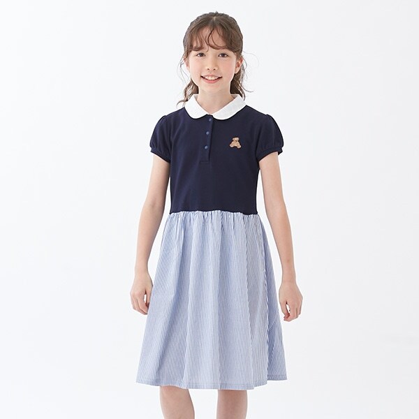 【リンク】くまポロワンピース(ジュニア)