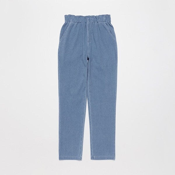 【スマイル/リンク】リボン刺しゅうロングPT