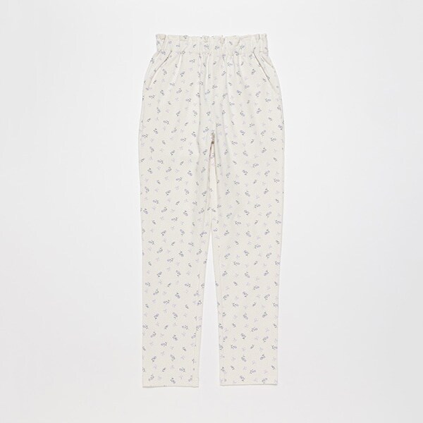 【スマイル/リンク】リボン刺しゅうロングPT