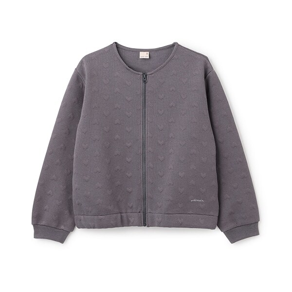 【リンク/花粉防止】ハートzip羽織り(ジュニアサイズ)