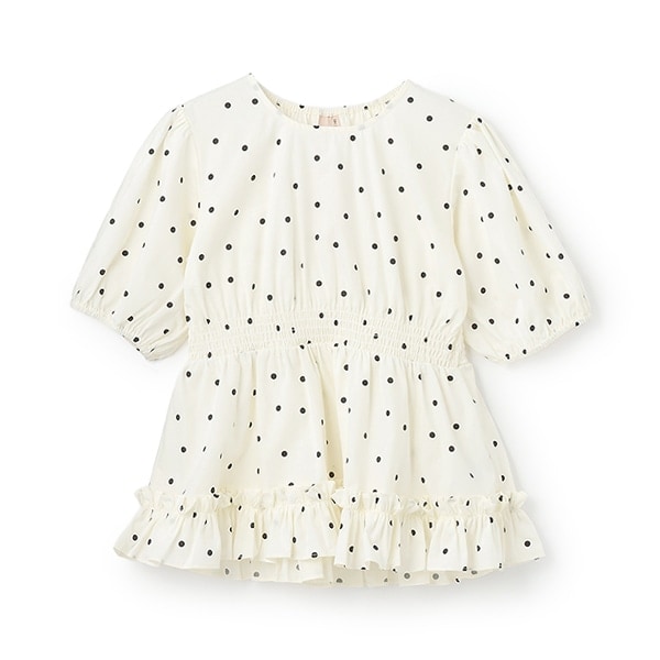 【リンク】パフスリーブ柄チュニック(ジュニア)