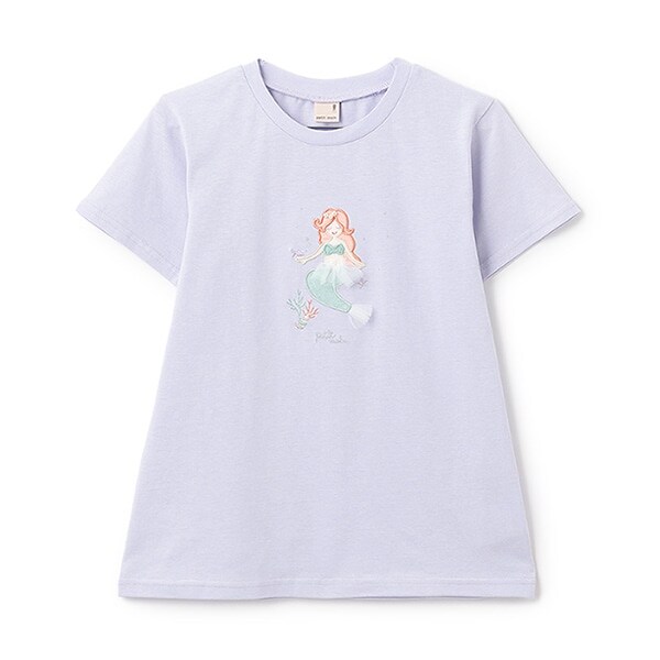 【防汚/リンク】キラキラモチーフTシャツ(ジュニア)