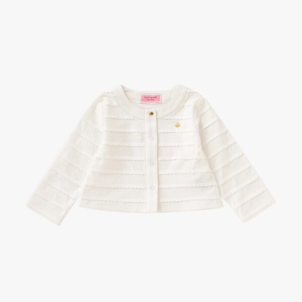 スカラップストライプカーディガン