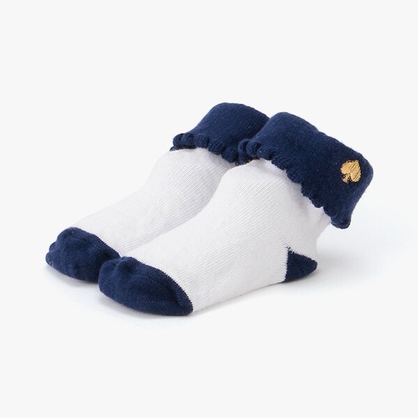 カラーブロックカフソックス