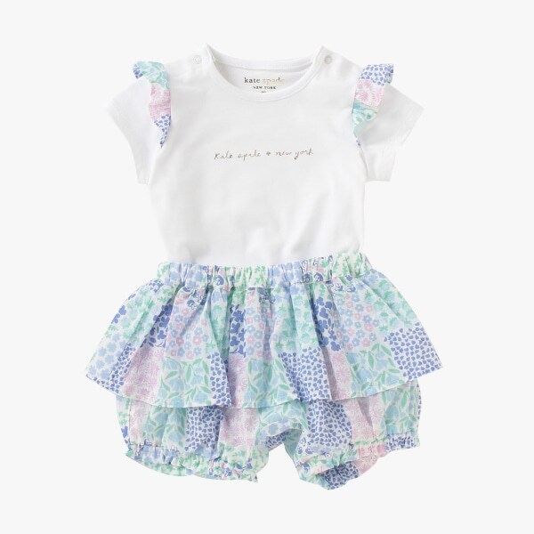 トップ＆パッチワークパンツセット