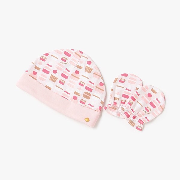 キャップ&ミトンセット