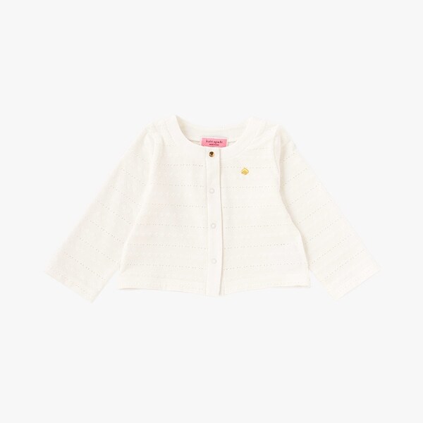 アイレットフラワーカーディガン