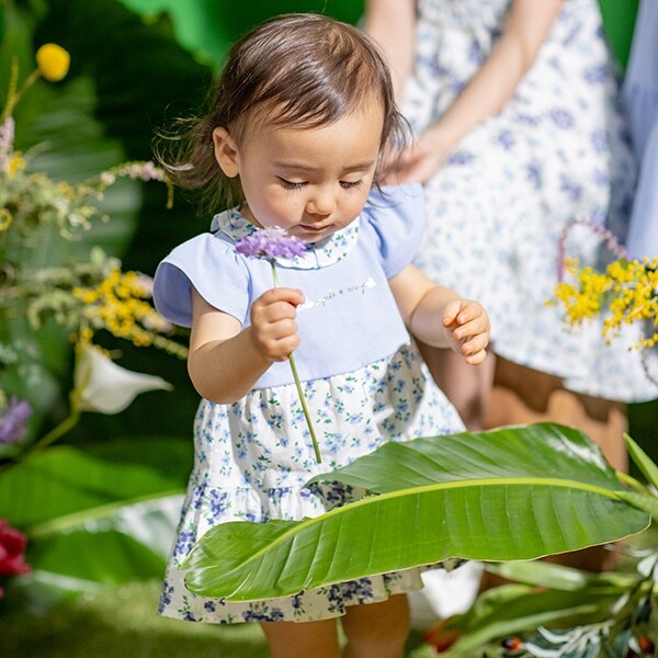 フローラルブーケドッキングワンピース