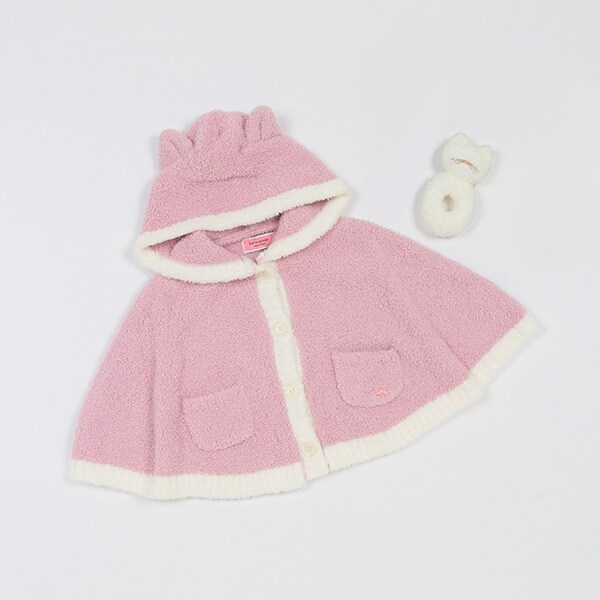 キャットラトル&ニットケープセット