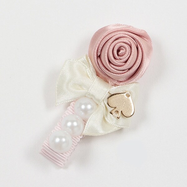 ローズヘアクリップ【日本製】
