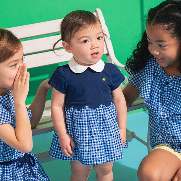 デイジーギンガムドッキングワンピース