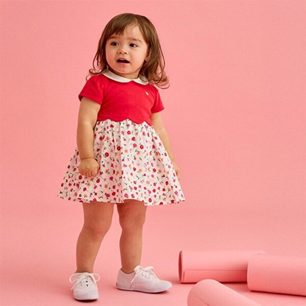 フラワードッキングワンピース