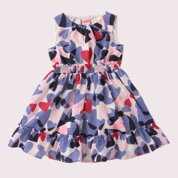トドラー コンフェッティ ハート ドレス