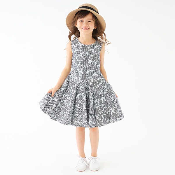 トドラー デイジーギンガムドレス
