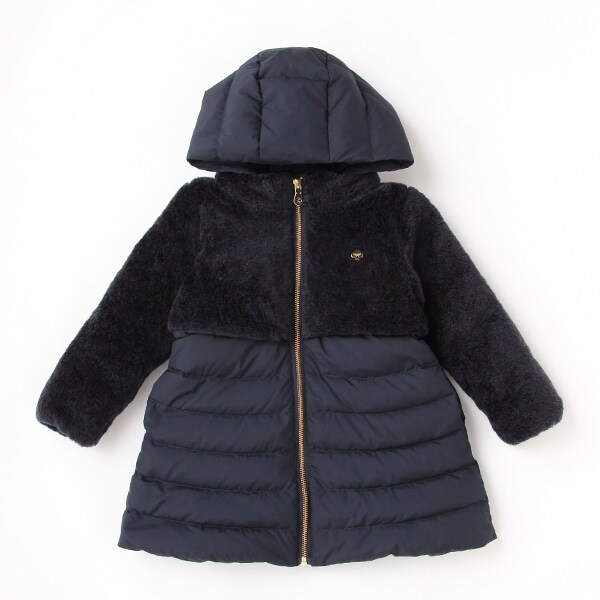 トドラー ダウンミックスブルゾン