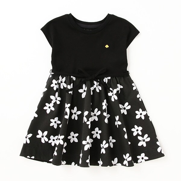 トドラー フローラルドッキングワンピース