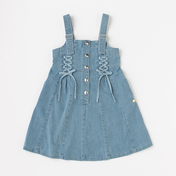 トドラー デニムジャンパースカート