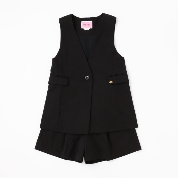 トドラー ジレ&ショートパンツセット