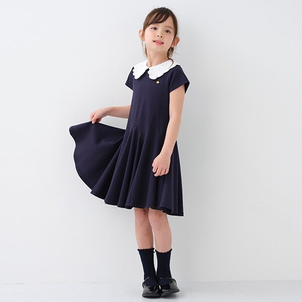 トドラー レースカラーワンピース