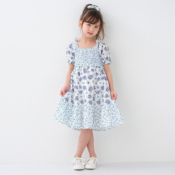 トドラー フローラルブーケワンピース