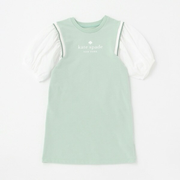 トドラー 袖切り替えワンピース