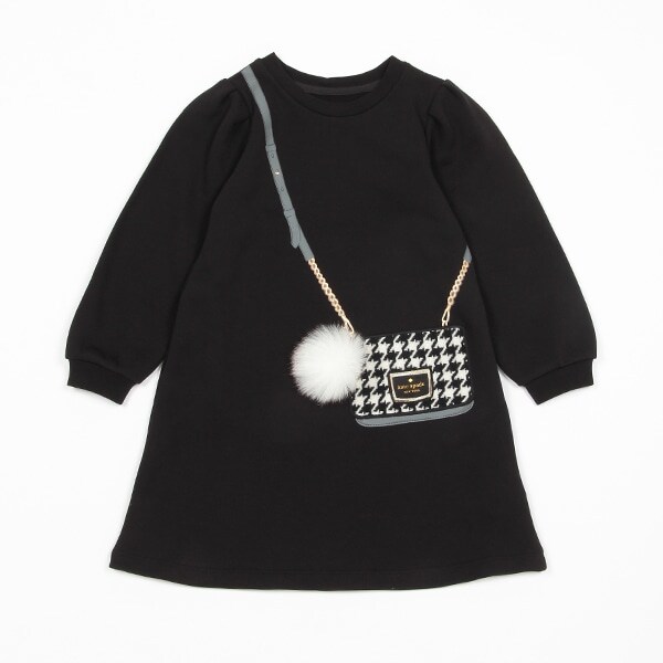 トドラー トロンプルイユクロスボディワンピース