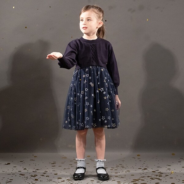 トドラー スターライトチュールドッキングワンピース