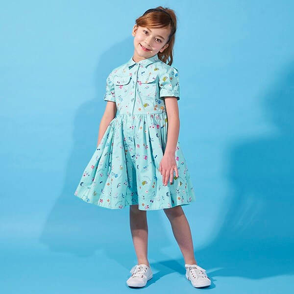 トドラー シティショッピングワンピース