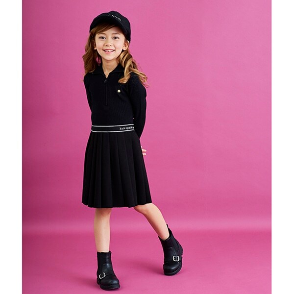 トドラー ハーフジップドッキングワンピース