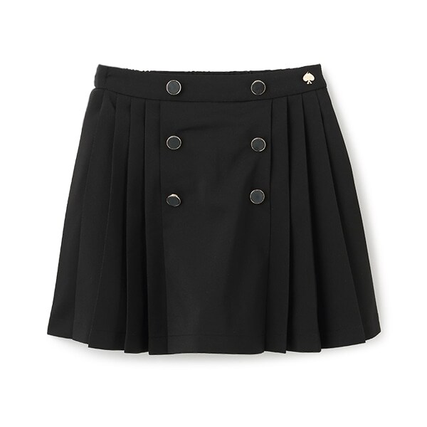 トドラー ダブルボタンプリーツスカート