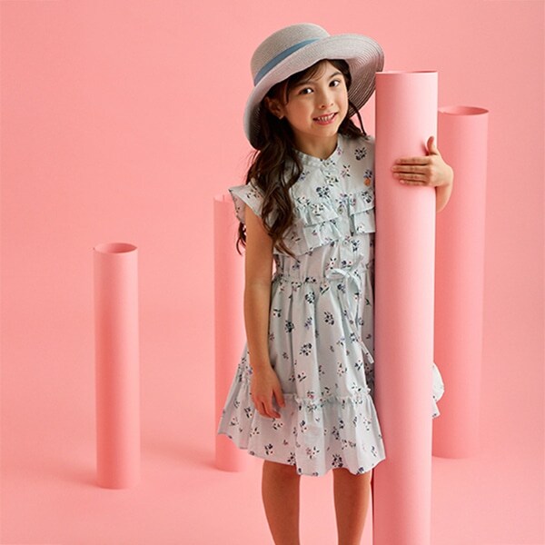 トドラー スプリングブーケワンピース