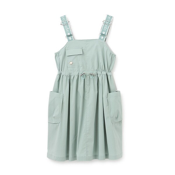 トドラー ロゴベルトジャンパースカート