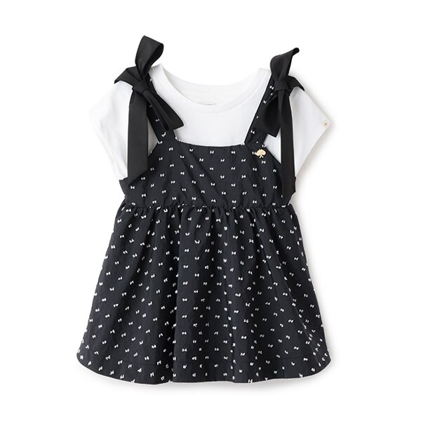 トドラー ボウドビーチュニック&Tシャツセット