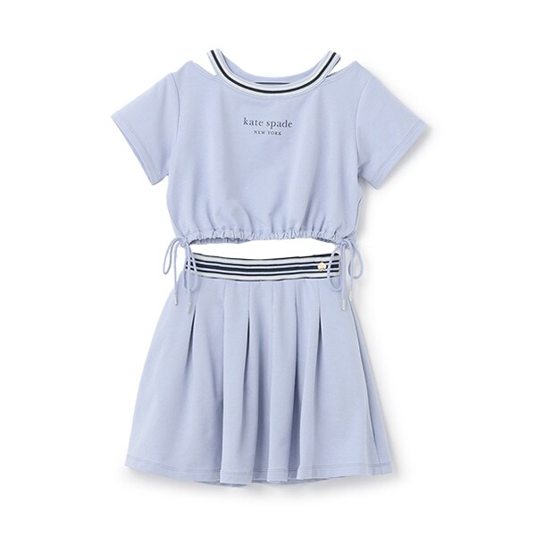 トドラー クロップドTシャツ&スカートセット