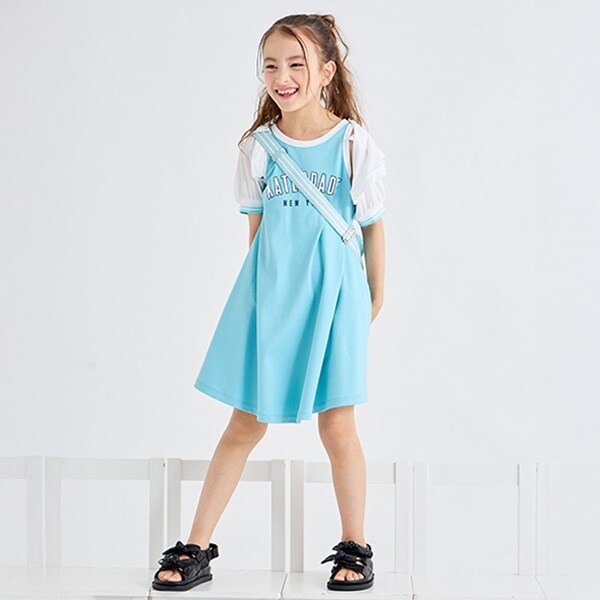 トドラー クロップドパーカ&ワンピースセット