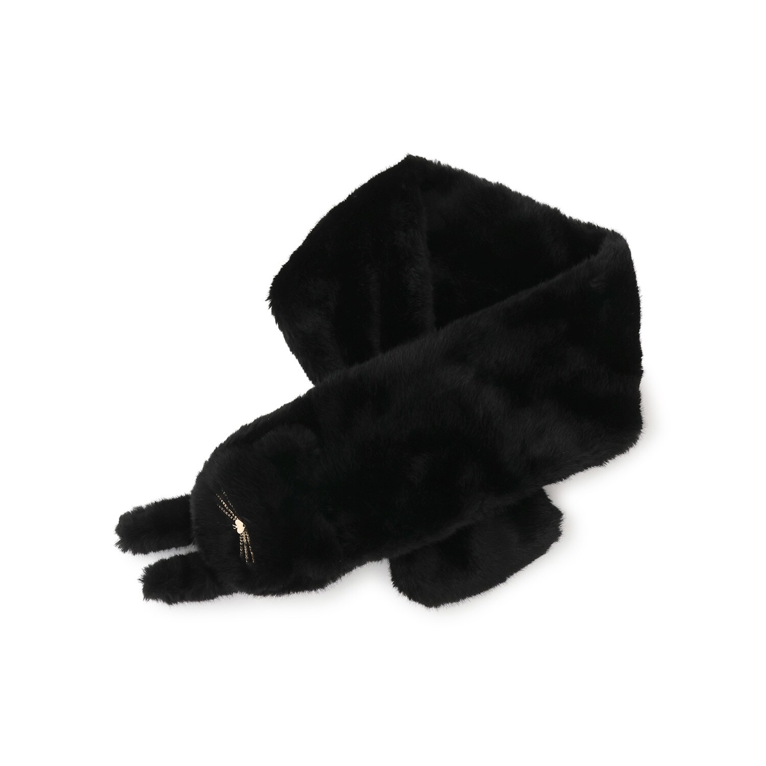 キャットフェイクファーマフラー