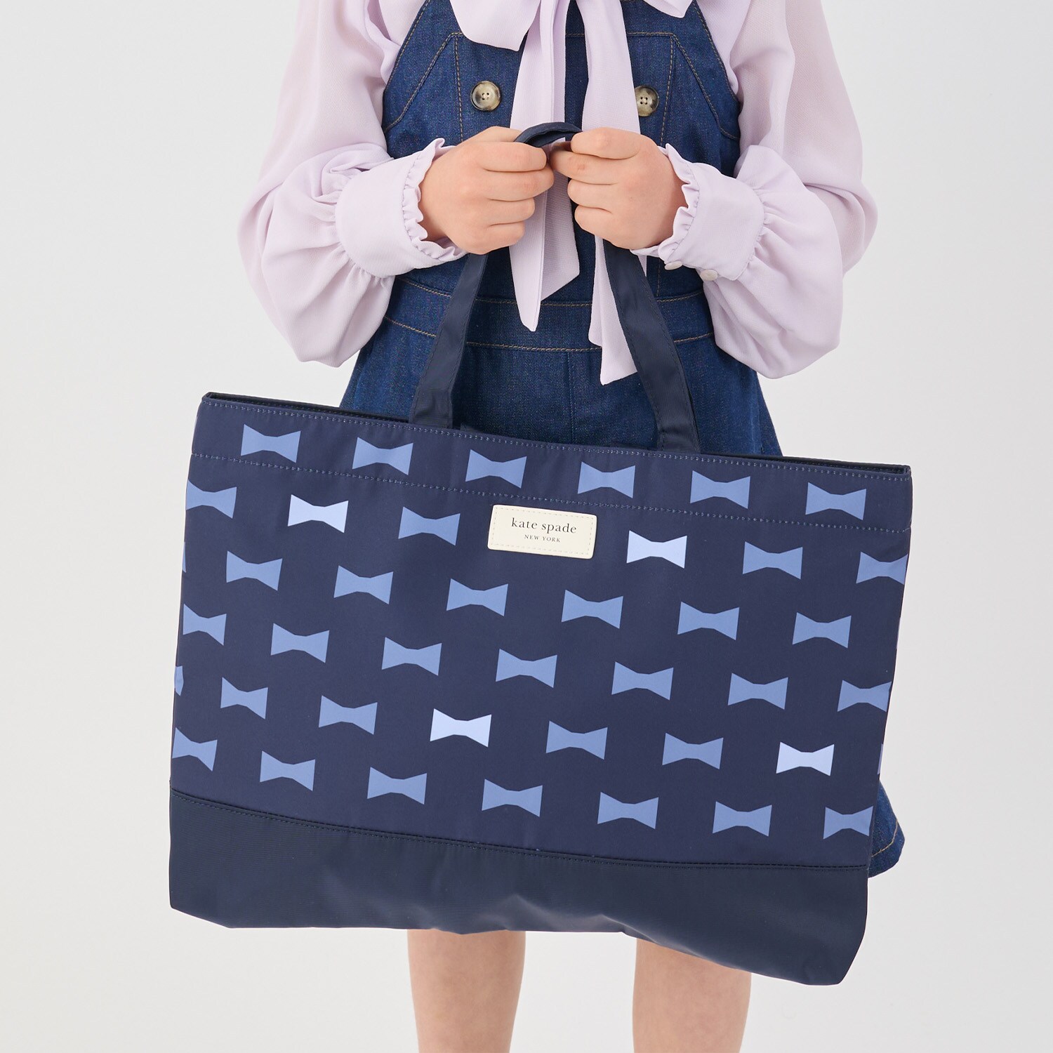 ボウ＆スカラップレッスンバッグ