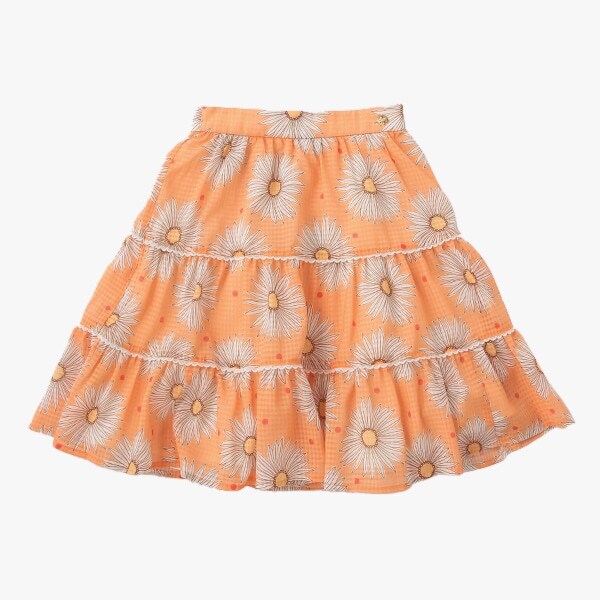 ガールズ フォーリングフラワースカート
