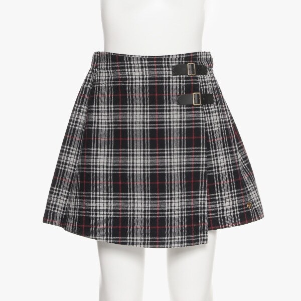 ジュニア プレイドキュロットスカート