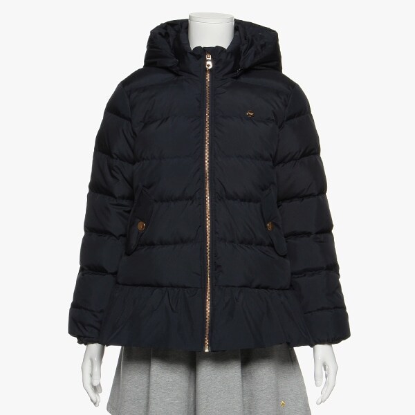 ジュニア ペプラムダウンブルゾン