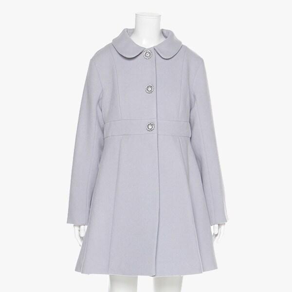 ジュニア ウールブレンドコート