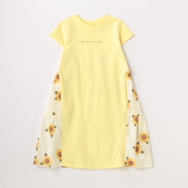 ガールズ サンフラワードッキングワンピース