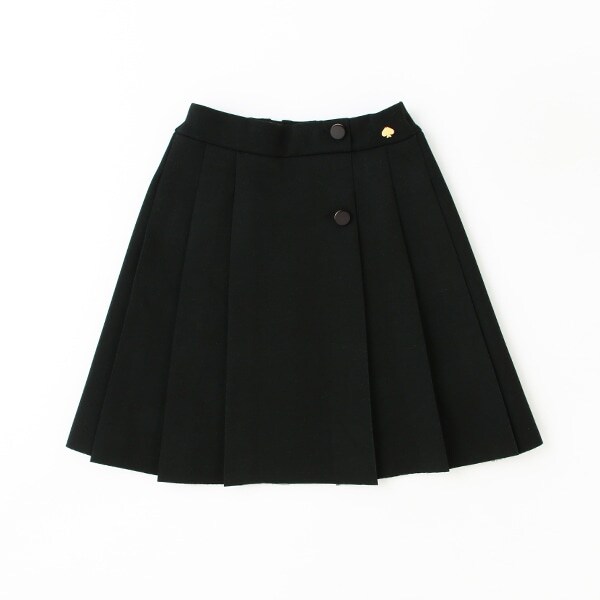 ガールズ ダブルニットプリーツスカート