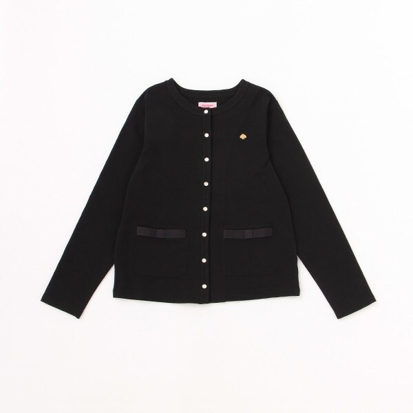 ガールズ　フロントボタンカーディガン