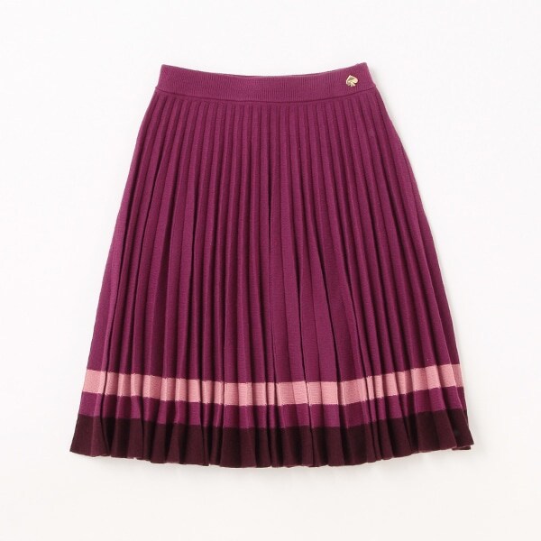 ガールズ トリカラーニットスカート
