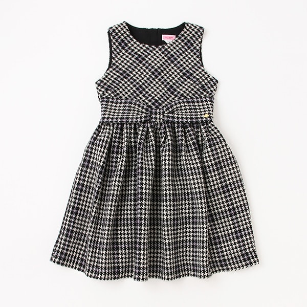ガールズ 千鳥柄ジャンパースカート