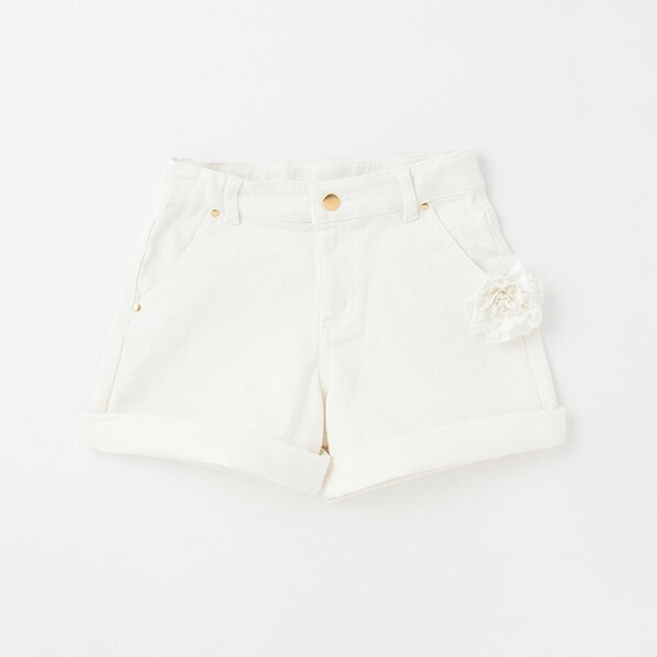 ガールズ フラワーショートパンツ