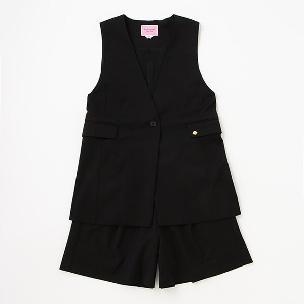 ガールズ ジレ&ショートパンツセット