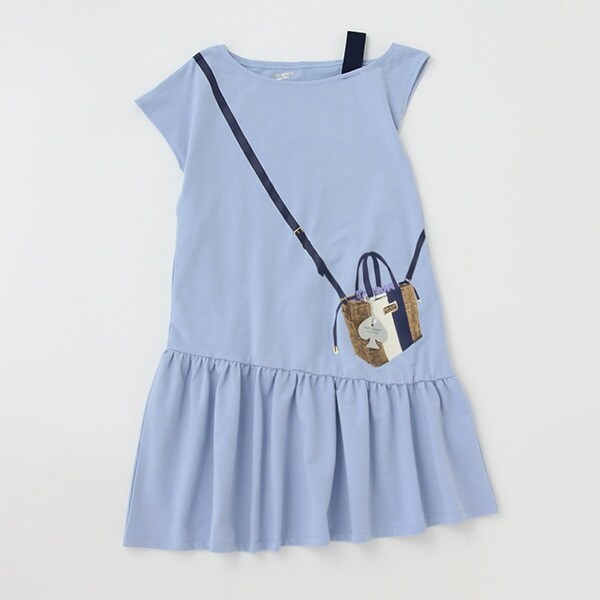 トロンプルイユウィッカークロスボディワンピース